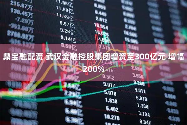 鼎宝融配资 武汉金融控股集团增资至300亿元 增幅200%