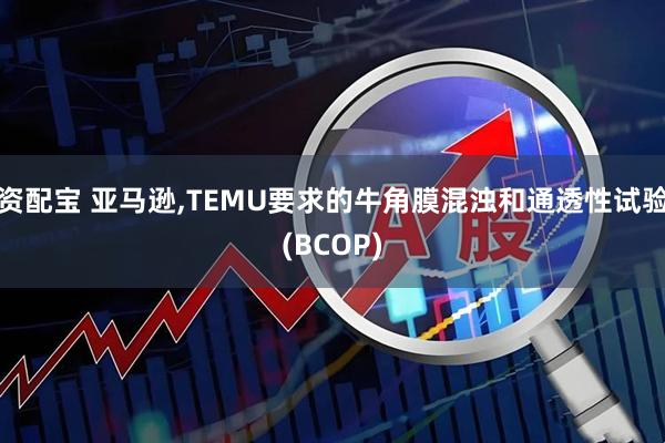 资配宝 亚马逊,TEMU要求的牛角膜混浊和通透性试验(BCOP)